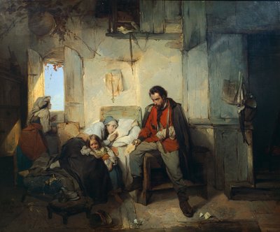 Il ritorno del soldato ferito da Gerolamo Induno