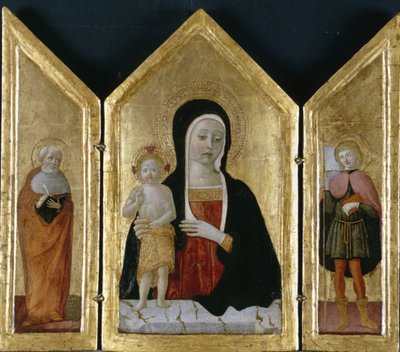 Madonna e Bambino con due Santi da Gerolamo di Benvenuto