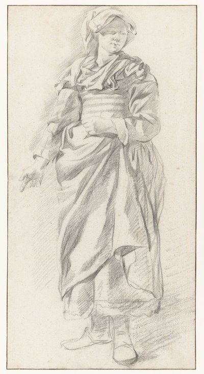 Donne in piedi, viste di fronte da Gerrit Berckheyde