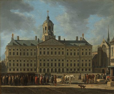 Il Municipio su Piazza Dam, Amsterdam da Gerrit Berckheyde