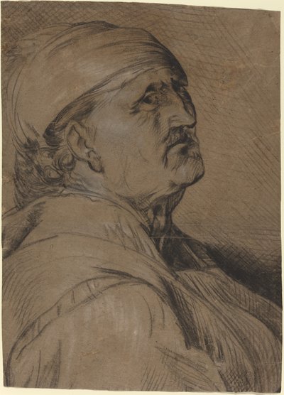 Testa di un vecchio da Gerrit Claesz Bleker