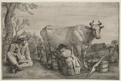 La lattaia da Gerrit Claesz. Bleker