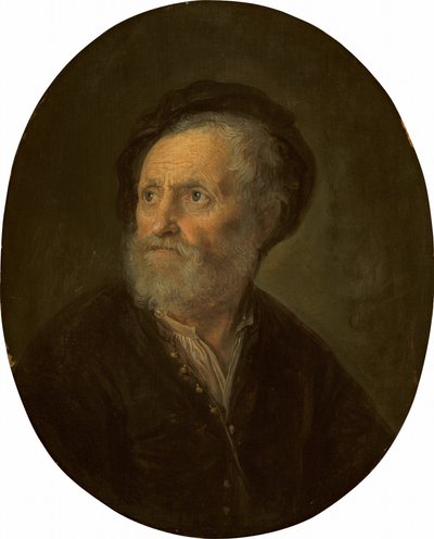 Busto di un uomo barbuto da Gerrit Dou