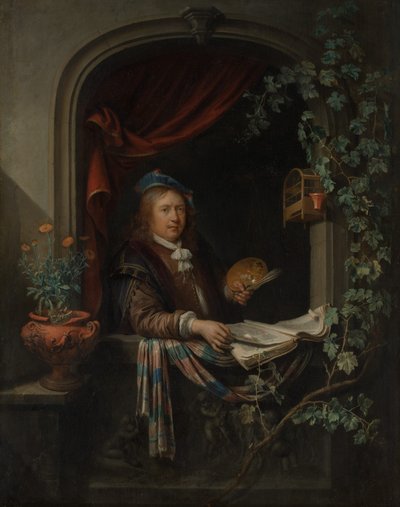Autoritratto, ca. 1665 da Gerrit Dou