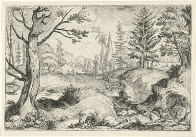 Paesaggio con ruscello da Gerrit Gauw