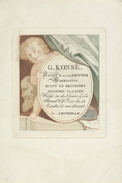 Biglietto da visita di Gerrit Konsé da Gerrit Konsé
