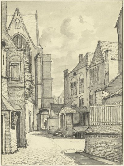 La Chiesa di San Giovanni o Grande Chiesa a Gouda da Gerrit Lamberts