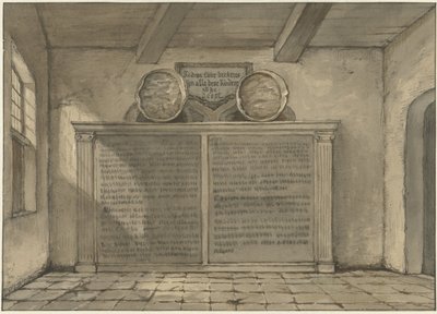 Due bacini di rame nella chiesa di Loosduinen da Gerrit Lamberts