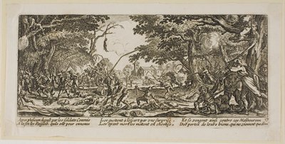I contadini si vendicano, tavola diciassette da Le grandi miserie della guerra da Gerrit Lucasz van Schagen
