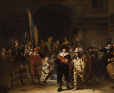 Copia della Ronda di notte (La compagnia del capitano Frans Banning Cocq e del tenente Willem van Ruytenburch, conosciuta come 