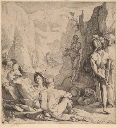 San Giovanni Battista predica da Gerrit Pietersz Sweelinck