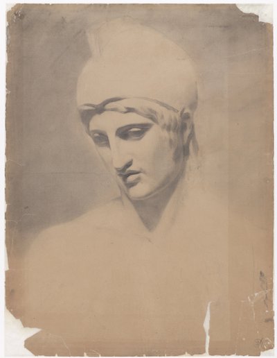 Studio accademico con testa elmetta da Gerrit Willem Dijsselhof