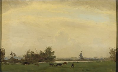 Paesaggio di prato sullo Spaarne da Gerrit Willem Dijsselhof