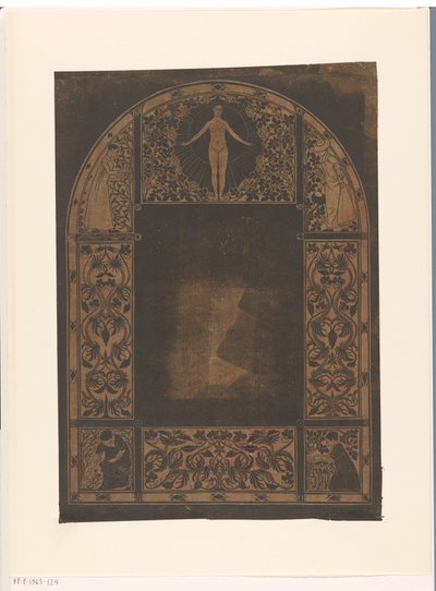 Progetto per la cornice di un calendario per il 1901 con donne e fiori da Gerrit Willem Dijsselhof