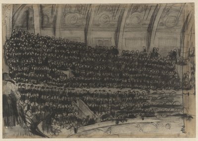 Spettatori sulle tribune del Circus Carré da Gerrit Willem Dijsselhof