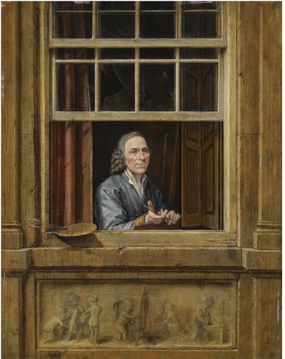 Autoritratto alla finestra da Gerrit Zegelaar