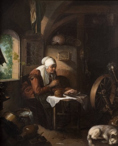 Preghiera prima del pasto da Gerrit Dou