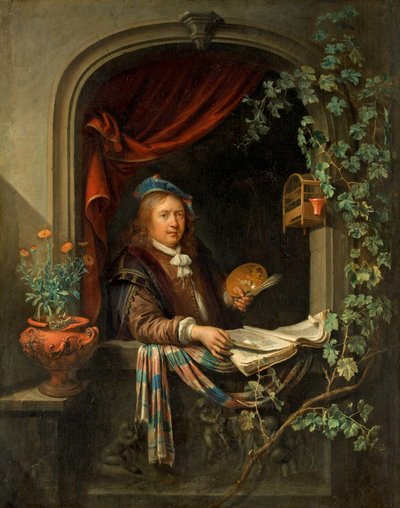 Autoritratto, c.1665 da Gerrit Dou