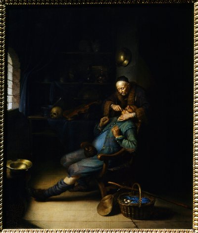 Il cavadenti da Gerrit Dou