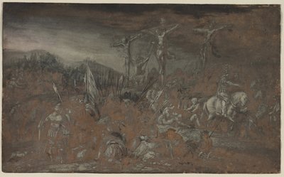 La crocifissione, seconda metà del 1600 da Gerrit van Battem