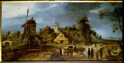 Strada di un villaggio da Gerrit van Honthorst
