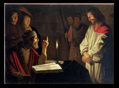 Cristo davanti a Caifa da Gerrit van Honthorst
