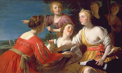 Diana che riposa dopo la caccia da Gerrit van Honthorst