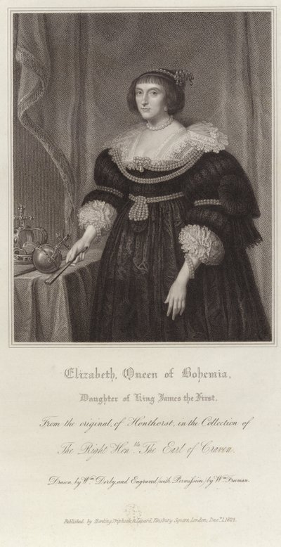 Elisabetta, Regina di Boemia da Gerrit van Honthorst