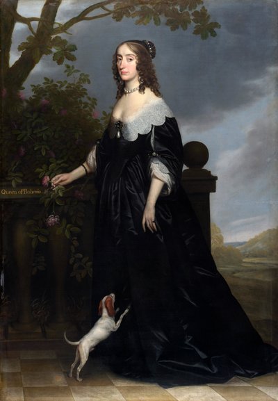 Elizabeth Stuart 1596-1662, Regina di Boemia, 1642 da Gerrit van Honthorst