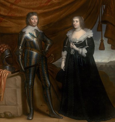 Federico Enrico e Amalia di Solms-Braunfels, c.1637-8 da Gerrit van Honthorst
