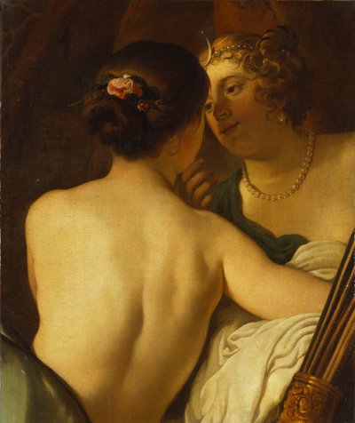 Giove sotto le spoglie di Diana seduce Callisto da Gerrit van Honthorst