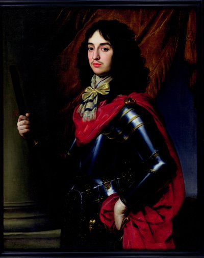 Ritratto del principe Edoardo del Palatinato (1625-63) in armatura da Gerrit van Honthorst