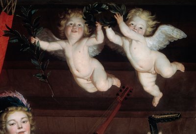 Gli angeli (dettaglio) da Gerrit van Honthorst