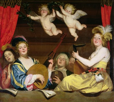 Il concerto, 1624 da Gerrit van Honthorst