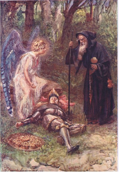 "Guarda questa vista pesante, tu reverendo Sire", Storie dalla Regina delle Fate pubblicate da George Harrap and Company da Gertrude E. Demain (after) Hammond