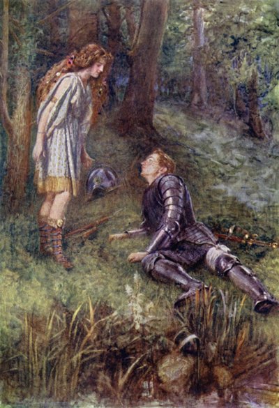 Belphoebe soccorre Timias da Gertrude E. Demain (after) Hammond
