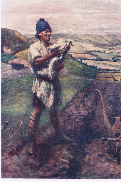 "In un solco nel campo il contadino ti trovò", Storie dalla Regina delle Fate pubblicate da George Harrap and Company da Gertrude E. Demain (after) Hammond