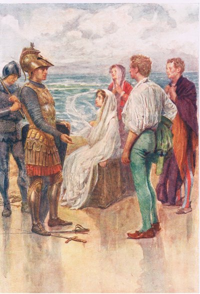 Il giudizio di Artegall, Storie dalla Faerie Queen pubblicate da George Harrap and Company da Gertrude E. Demain (after) Hammond