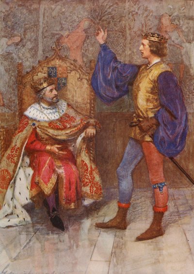 Opera di William Shakespeare: Enrico IV da Gertrude E. Demain (after) Hammond