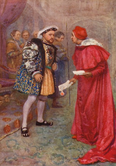 Opera di William Shakespeare: Enrico VIII da Gertrude E. Demain (after) Hammond
