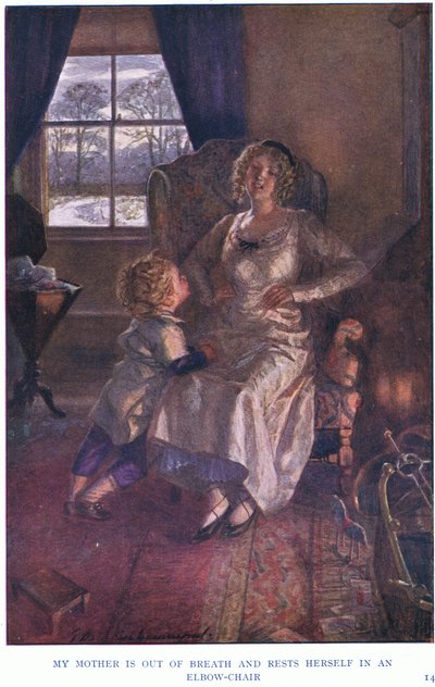 Mia madre è senza fiato e si riposa su una poltrona da Gertrude E. Demain Hammond