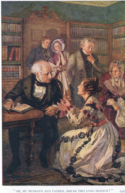 "Oh, mio marito e padre, rompi questo lungo silenzio!" da Gertrude E. Demain Hammond