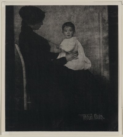 Ritratto di Mrs Ward con bambino da Gertrude Käsebier