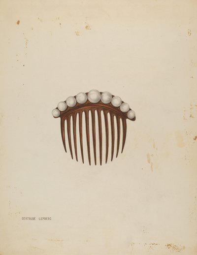Pettine da Gertrude Lemberg