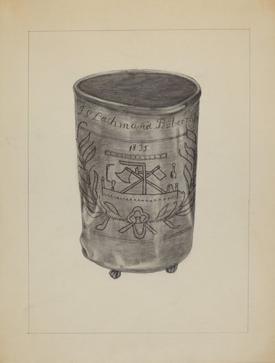 Bicchiere di peltro, c. 1936 da Gertrude Lemberg