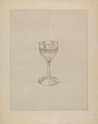 Bicchiere da vino, c. 1936 da Gertrude Lemberg