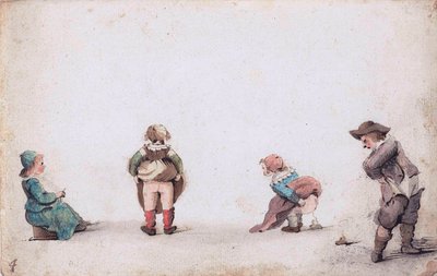 I bambini si lavano da soli da Gesina ter Borch