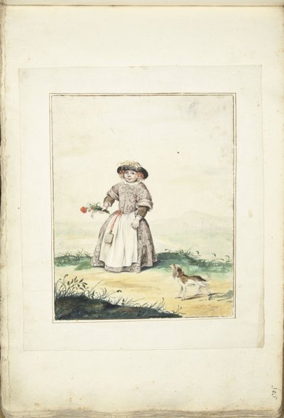 Bambino in un paesaggio da Gesina ter Borch