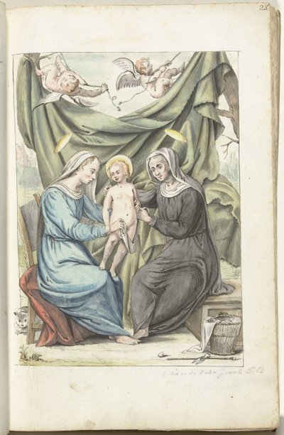Madonna con bambino e Sant
