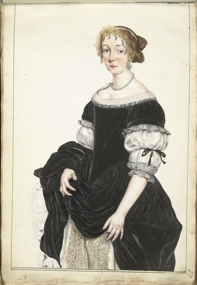 Ritratto di Aletta Pancras da Gesina ter Borch